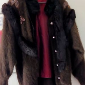 Angora sweater  Womens Large Brown